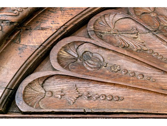 Monumental Continental Late 18th C. Oak Armoire