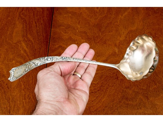 Sterling Silver Soup Ladle, 6.48 Ozt.