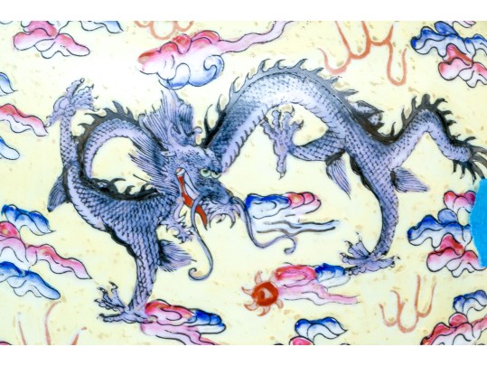 Pair Of Chinese Famille Rose On Yellow Ground Porcelain Vases, Mounted As Table Lamps