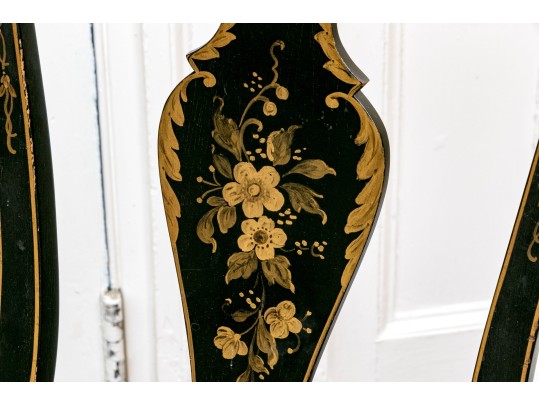 Pair Of Bold Chinese Chippendale Style Side Chairs With Cheetah Print Upholstery