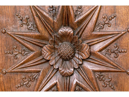 Monumental Continental Late 18th C. Oak Armoire