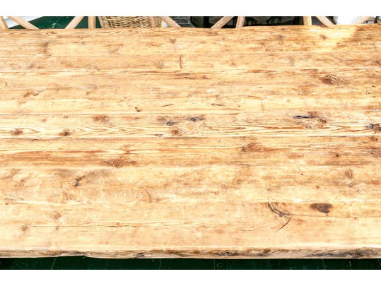 Restoration Hardware French Country Style Oak Extension Trestle Table