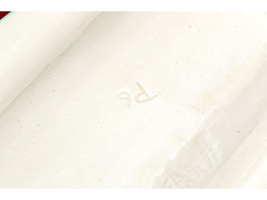 English Majolica Asparagus Serving Tray