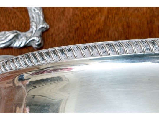 Fantastic Pair Of Silver Plated Wall Pockets