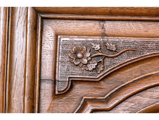 Monumental Continental Late 18th C. Oak Armoire