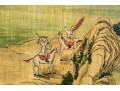 Chinese Lacquer Painting On Board, Canton Landscape