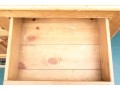 Antique Step Back Pine Cupboard
