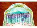 English Majolica Asparagus Serving Tray