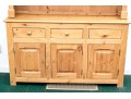 Antique Step Back Pine Cupboard