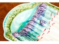 English Majolica Asparagus Serving Tray