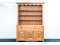 Antique Step Back Pine Cupboard