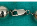 Tiffany & Co. Sterling Silver Striking 12.75 Mm Bead Necklace
