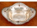 Alvin Sterling Silver Quatrefoil Serving Bowl, 11.15 Ozt.