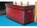 Stylish Painted Hinged Blanket Chest