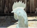 Antique Iron And Copper Rooster Weather Vane