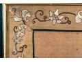 Antique 19th C. Chinese Embroidered Silk Framed Panel
