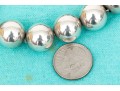 Tiffany & Co. Sterling Silver Striking 12.75 Mm Bead Necklace