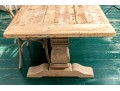 Restoration Hardware French Country Style Oak Extension Trestle Table
