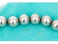 Tiffany & Co. Sterling Silver Striking 12.75 Mm Bead Necklace