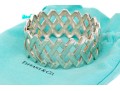 Tiffany & Co. Paloma PIcasso Sterling Silver Fabulous Ultra Wide Lattice Hinged Bangle Bracelet