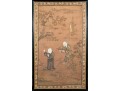 Antique 19th C. Chinese Embroidered Silk Framed Panel