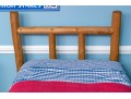 Pair Of Vintage Pine Headboards And Footboards
