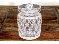 Tiffany & Co. Cut Crystal Lidded Biscuit Jar