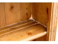 Antique Step Back Pine Cupboard
