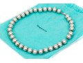 Tiffany & Co. Sterling Silver Striking 12.75 Mm Bead Necklace