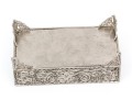 Elegant Vintage Silver Filigree Box 