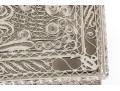 Elegant Vintage Silver Filigree Box 