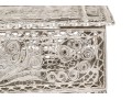 Elegant Vintage Silver Filigree Box 
