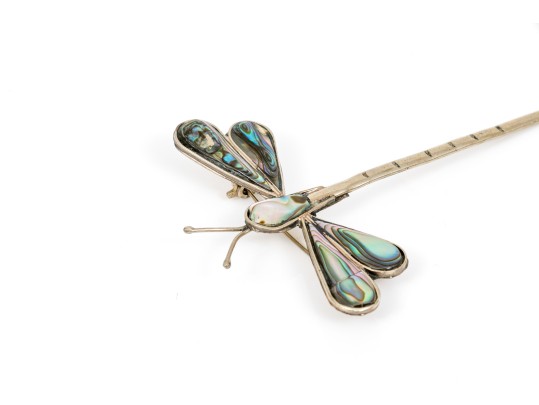 Lot Of Assorted Lot Of Lovely Abalone Jewelry Pieces, Sterling And Silverplate