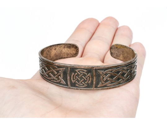 Assorted Lot Of Striking Sterling Silver Celtic Motif Jewelry Pieces