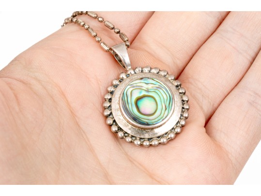 Lot Of Assorted Lovely Abalone Set Southwestern Sterling Silver Jewelry Pieces