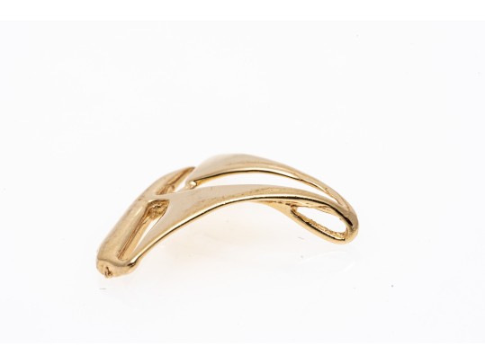 Cheerful 14K Sail Boat Charm Pendant