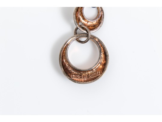 Sterling Silver Assorted Lot Of Contemporary Motif Earrings