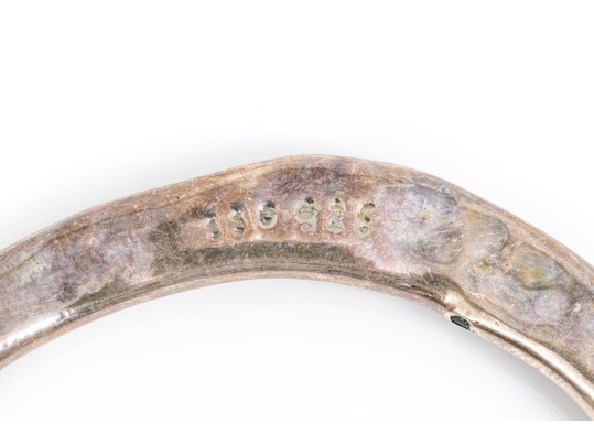 Sterling Silver Lot Of Four Assorted Slip On Bangle Bracelets, Assorted Styles