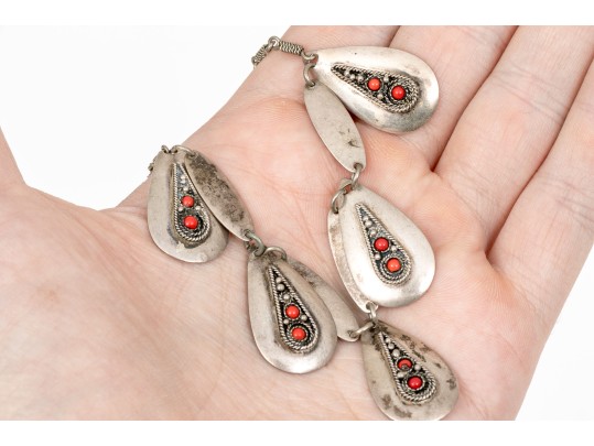 Lot Of Assorted Handsome Southwestern Style Sterling Silver Jewelry Pieces