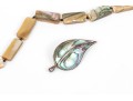 Lot Of Assorted Lot Of Lovely Abalone Jewelry Pieces, Sterling And Silverplate