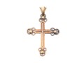 14k Gold Striking Vintage Large Decorative Cross