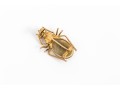 14k Yellow Gold Wonderful Cabachon Cats Eye Set Figural Spider Motif Brooch