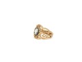 14k Yellow Gold Ornate Vintage Silhouette Mother-of-pearl Cameo Ring, Size 4.75
