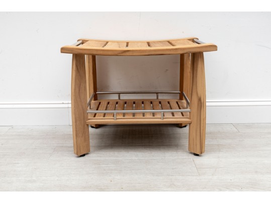 Teak Shower Bench By Frontgate