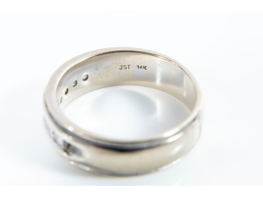 Men's Diamond & 14K Band (Size 9)