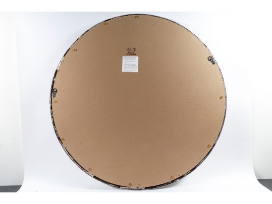 Silver-Tone Contemporary Carved 39