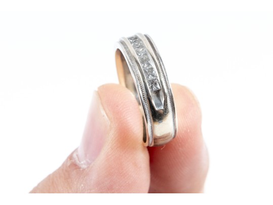 Men's Diamond & 14K Band (Size 9)