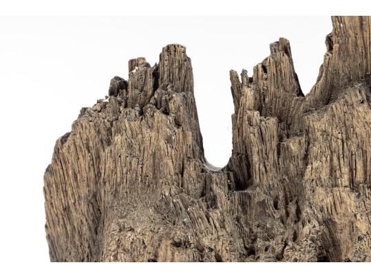 Contemporary Bhuddist Wood Altar Sculpture 