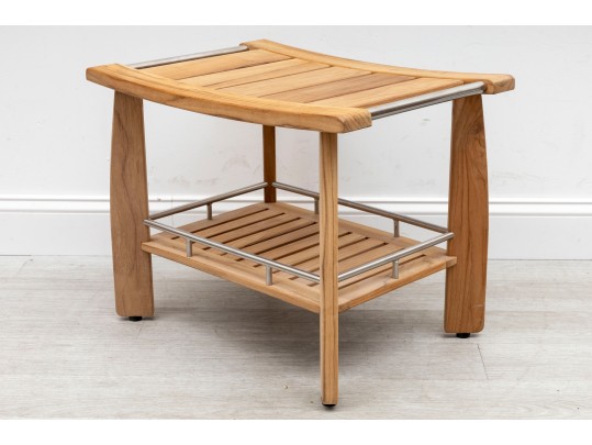 Teak Shower Bench By Frontgate