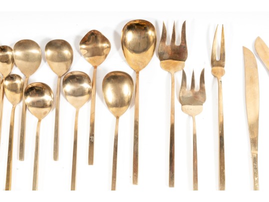 Specialty Brass Flatware Set
